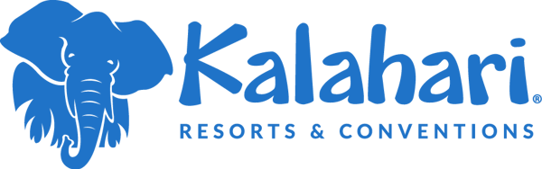 Logo de Kalahari Resorts mostrado como sponsor relacionado con experiencias Work and Travel de Forever Experience.